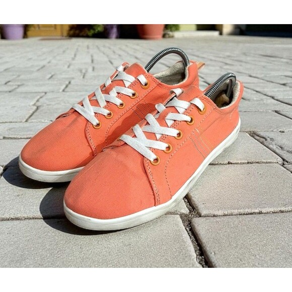 Vionic Beach Womens Stinson Slip On Canvas Sneaker Coral Color Size 8 M - Picture 1 of 7